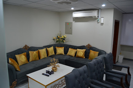 Patient lounge and seating at Albucasis clinic