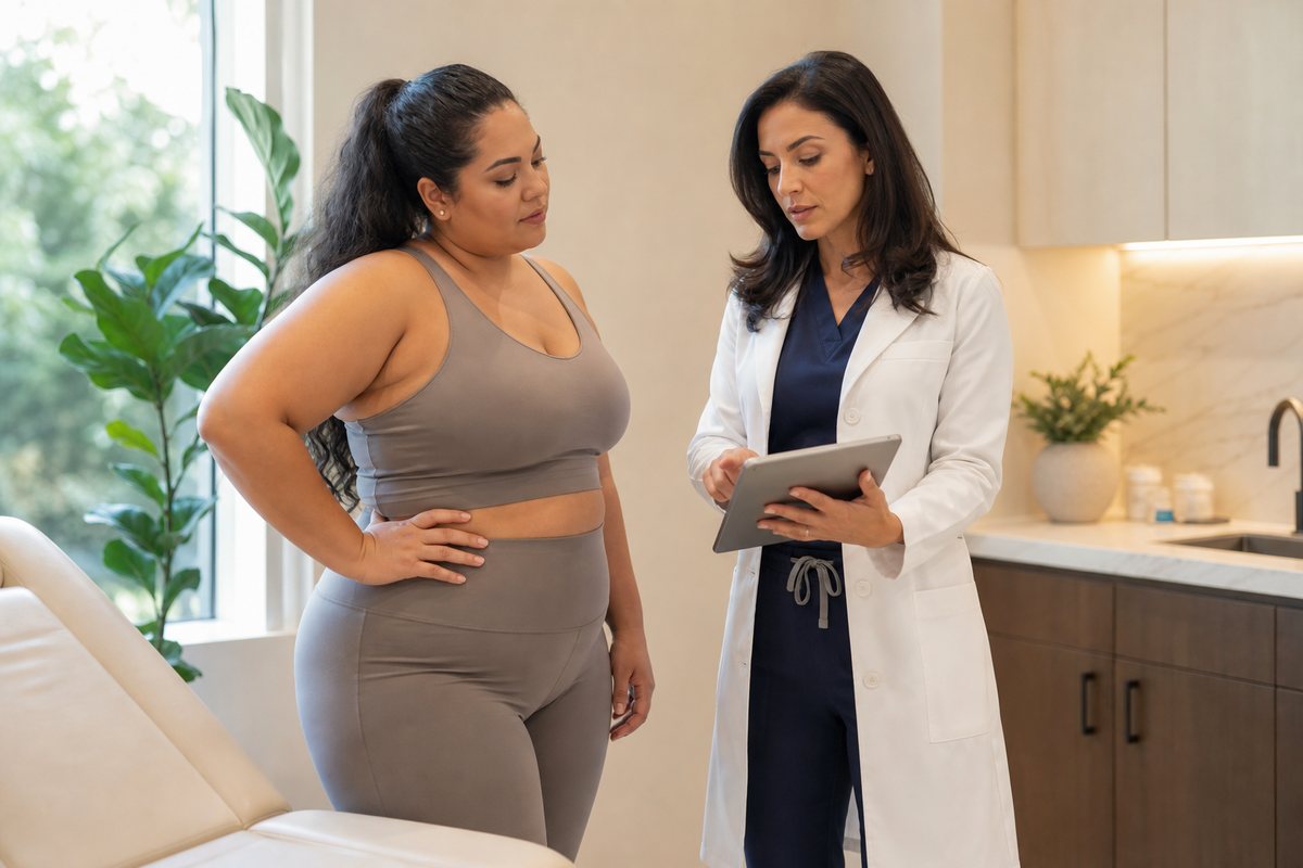 Liposuction procedure planning
